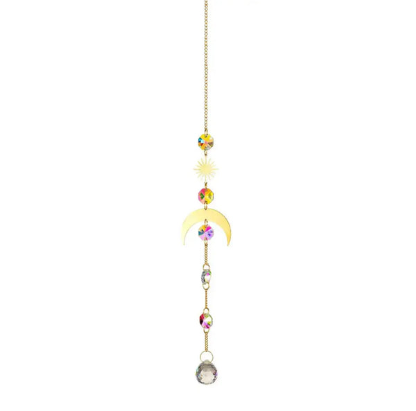 Gold Crystal Suncatcher 2