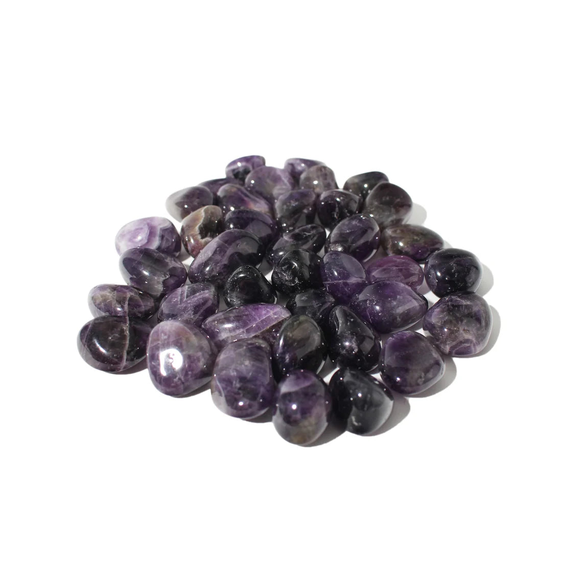 Amethyst Dark Tumbled Stone – Deep Protection & Spiritual Wisdom Healing Crystal
