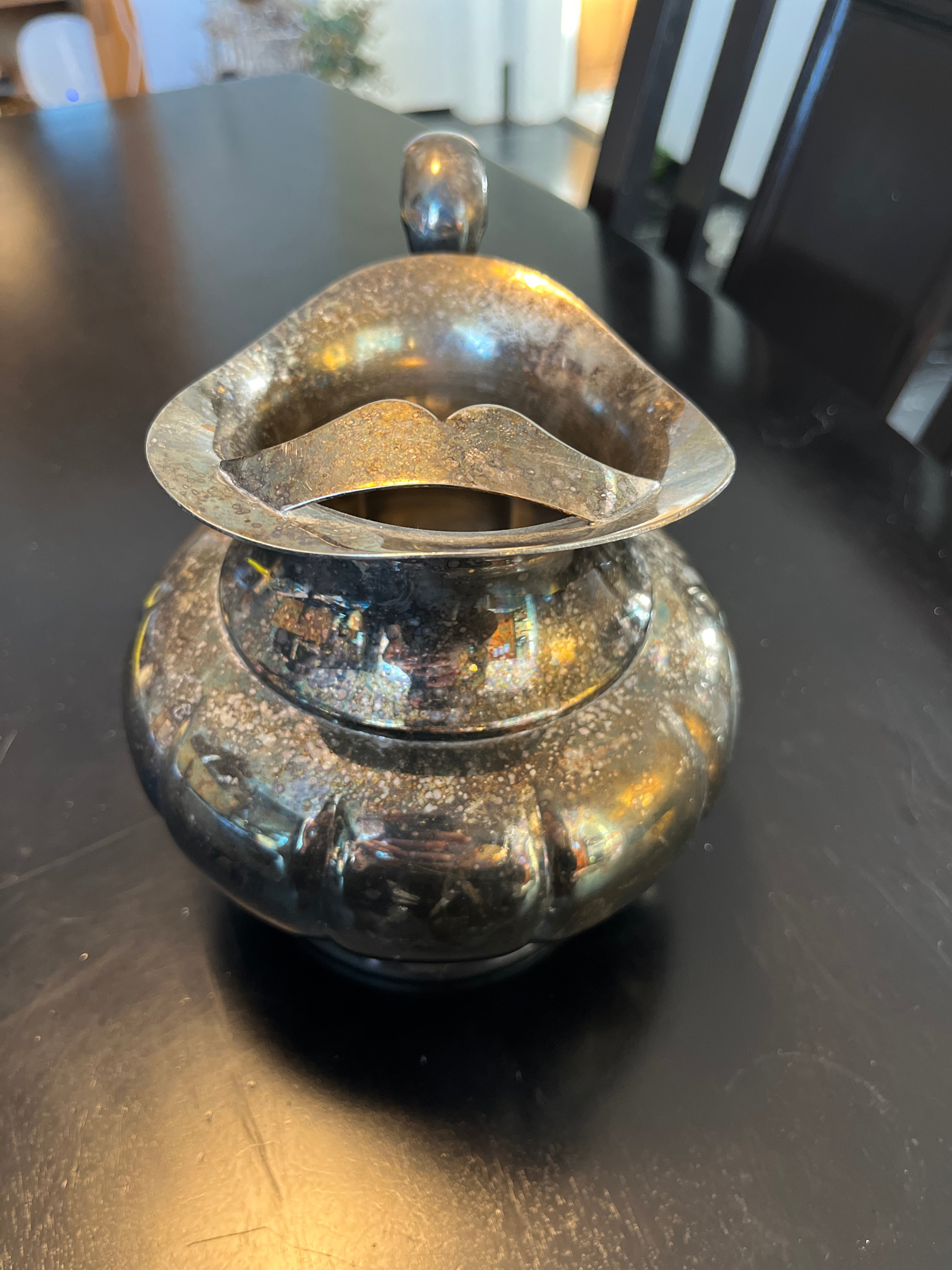 Vintage Viking silver plated water pitcher