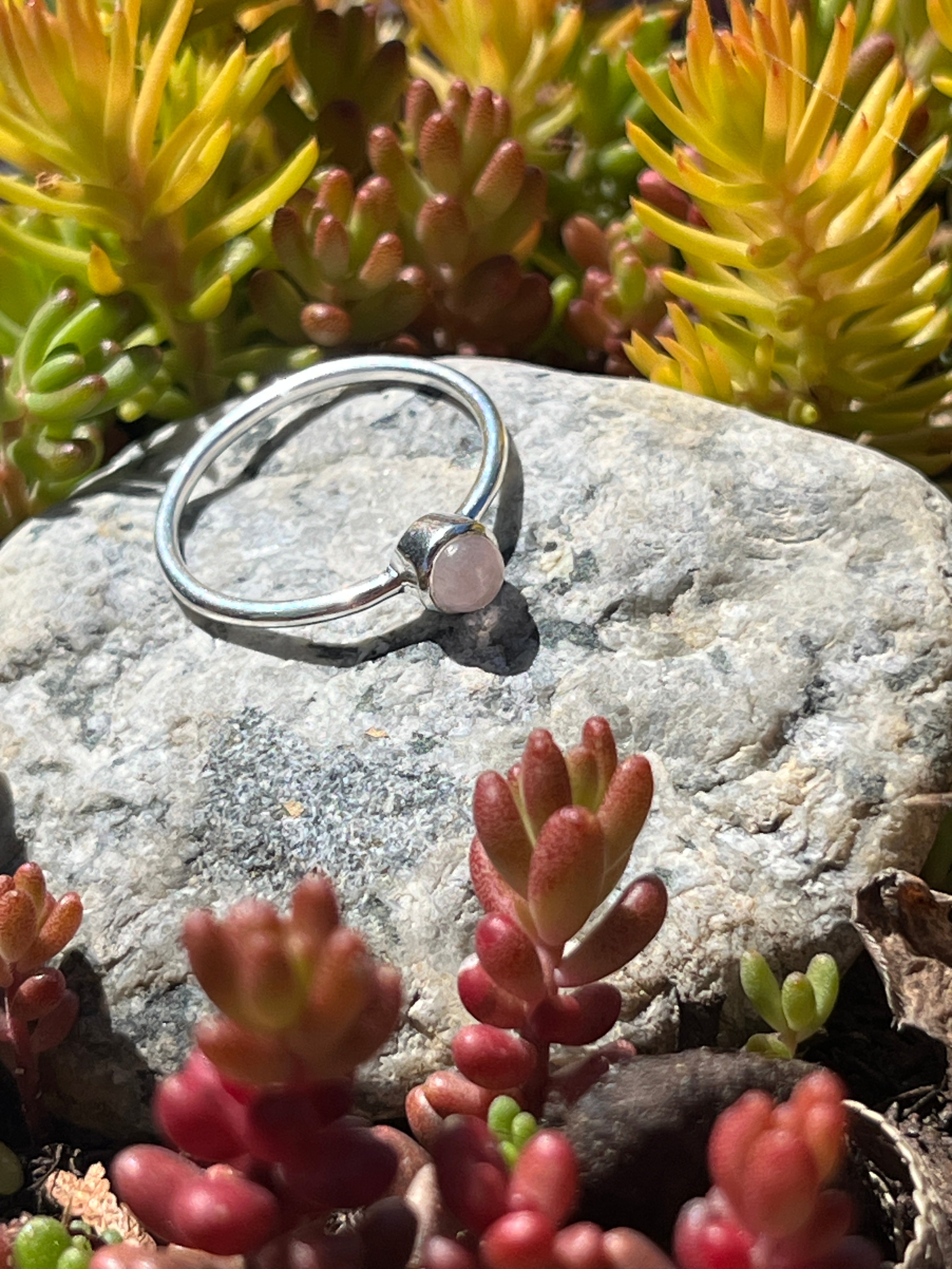 Silver Ring w/ Semi Precious Stone