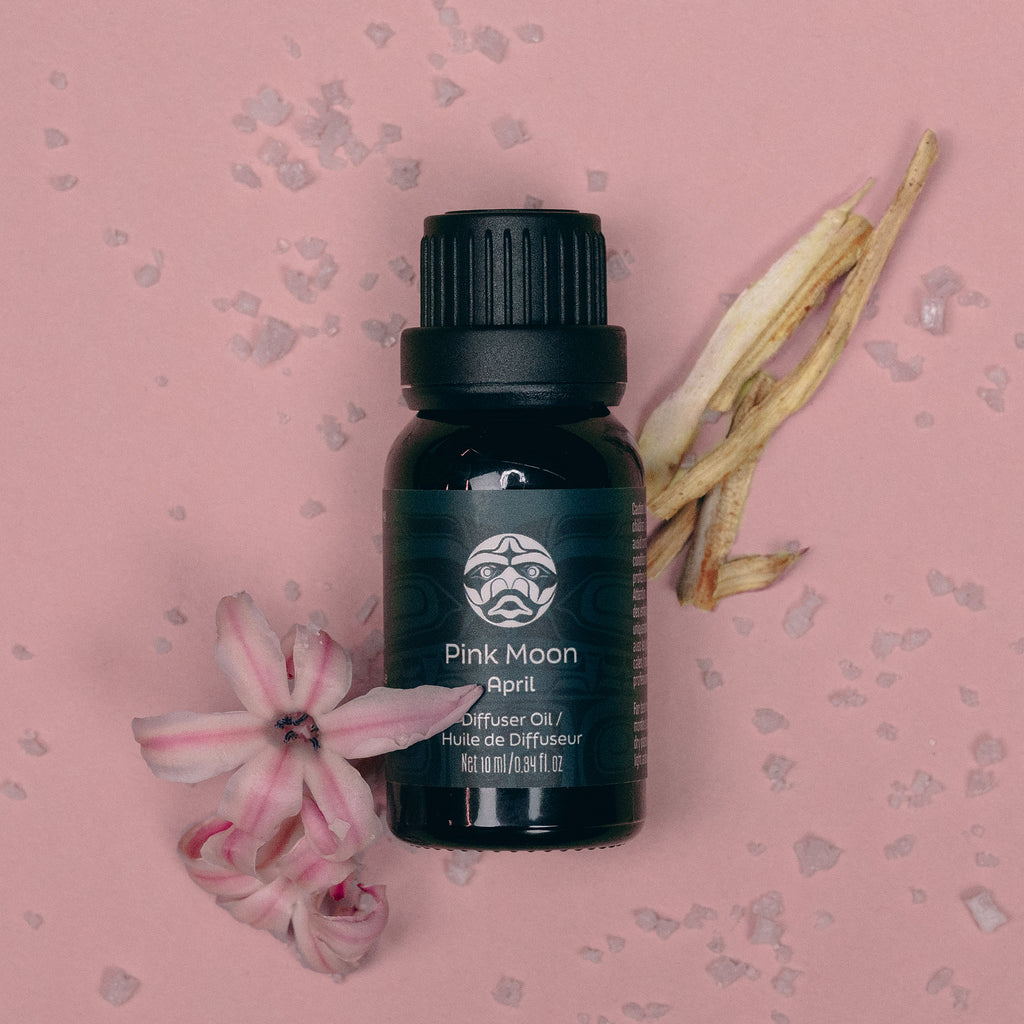 APRIL PINK MOON DIFFUSER OIL | SEA SALT + AGAVE + VETIVER