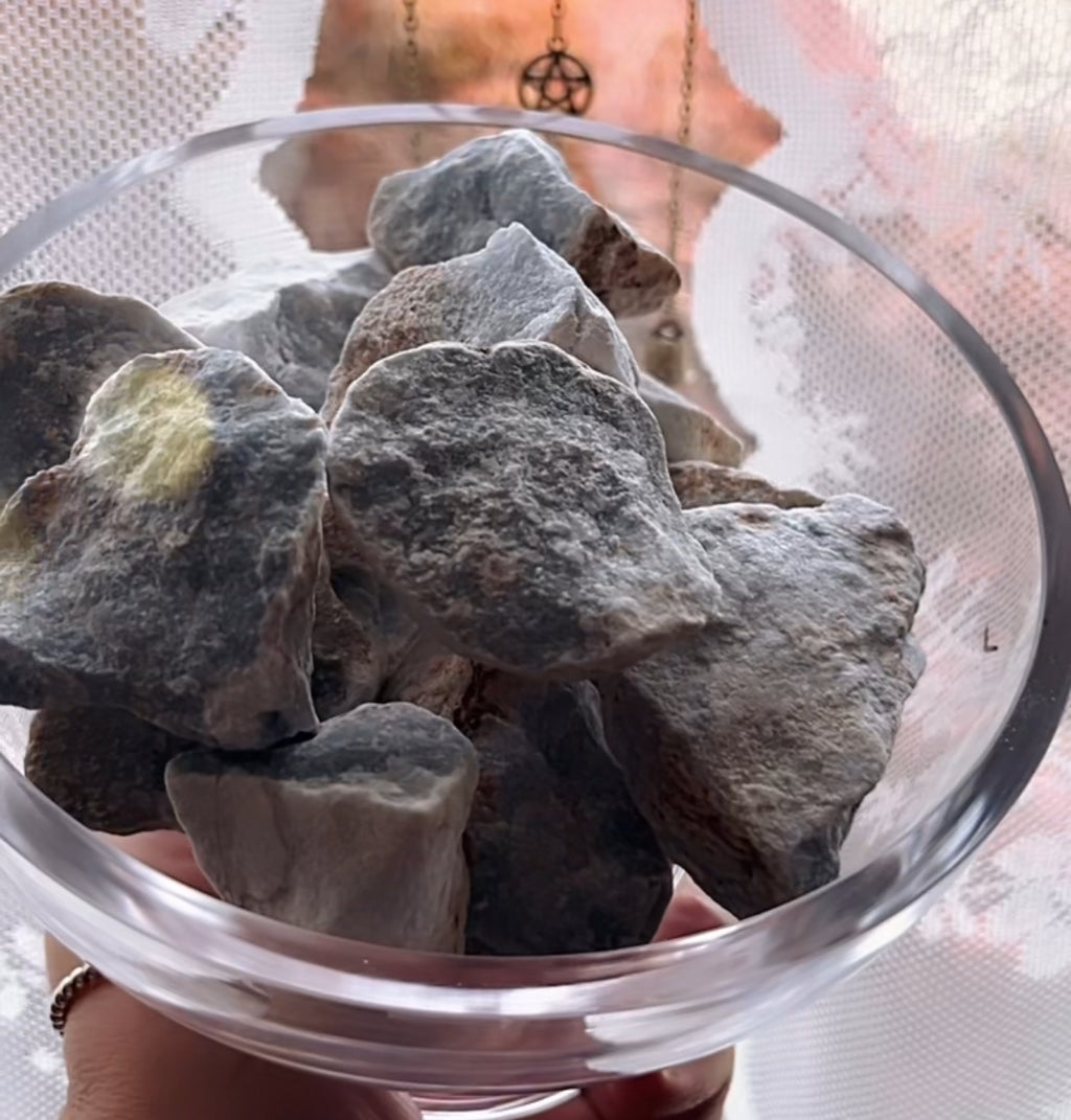 Angelite Rough Stone – Peace & Angelic Connection Healing Crystal