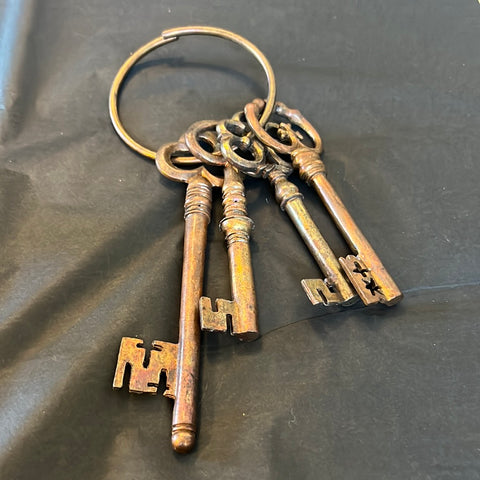 Vintage Inspired Copper Keys