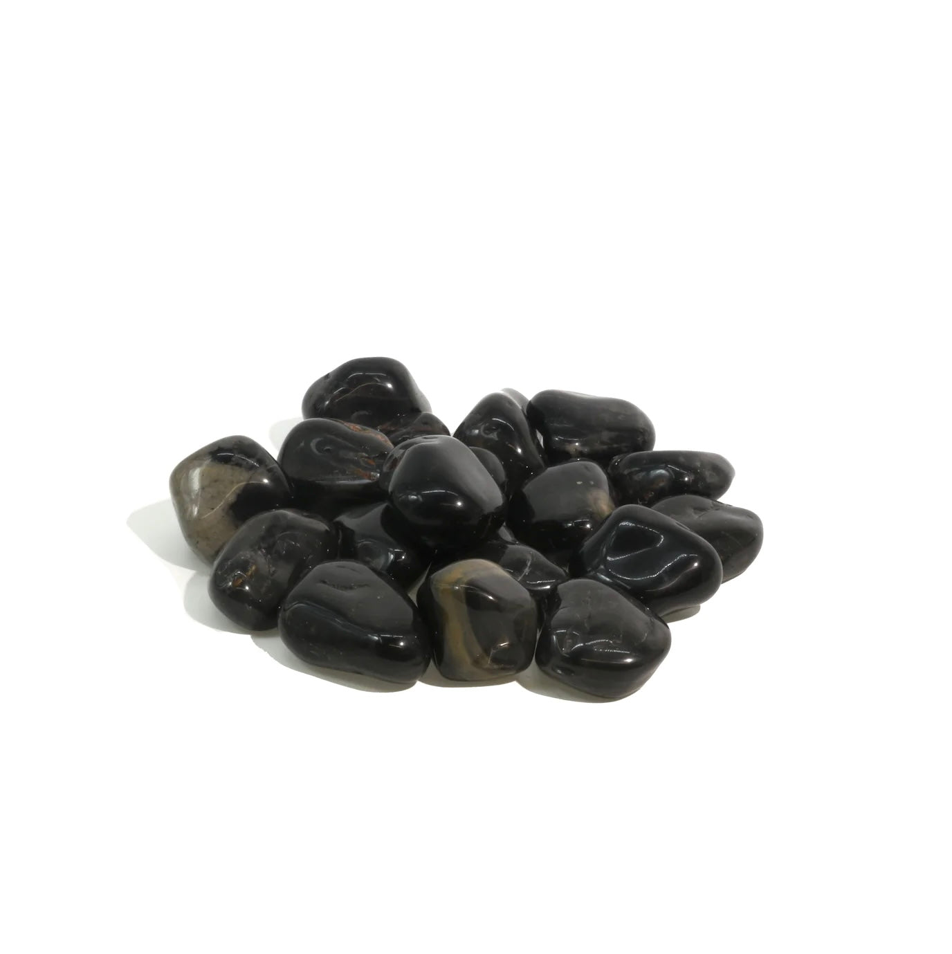 Black Onyx Tumbled Stone – Strength & Grounding Healing Crystal