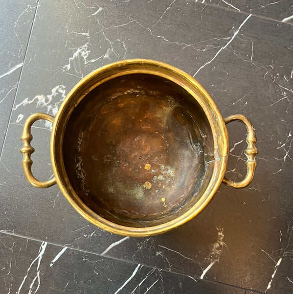 Pot Belly Brass Pot/ Cauldron Medium