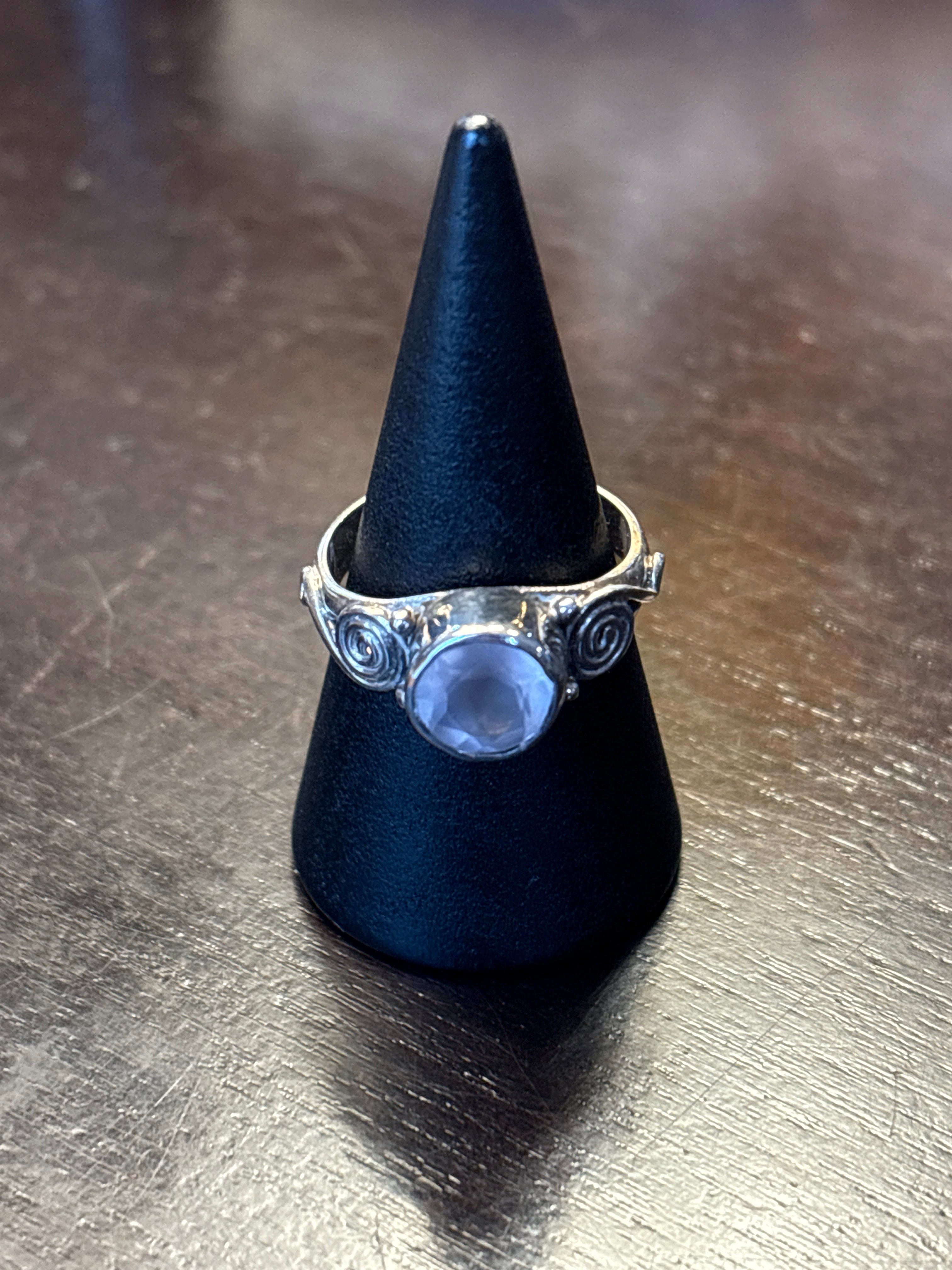 Silver .925 Rose Quartz Ring (175) – Love & Self-Compassion Crystal Jewelry