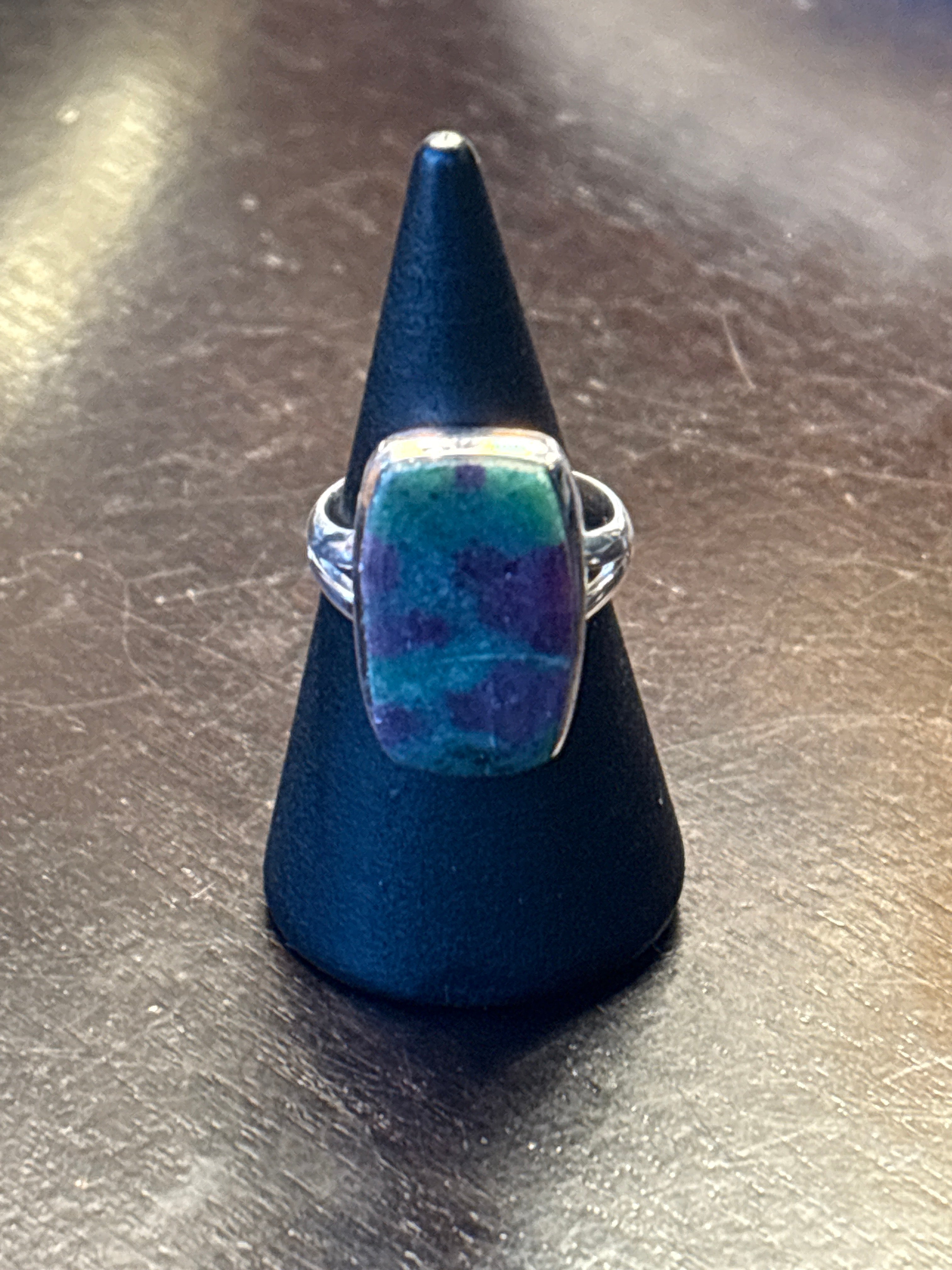 Silver .925 Ruby Zoisite Ring (182) – Passion & Heart Healing Crystal Jewelry
