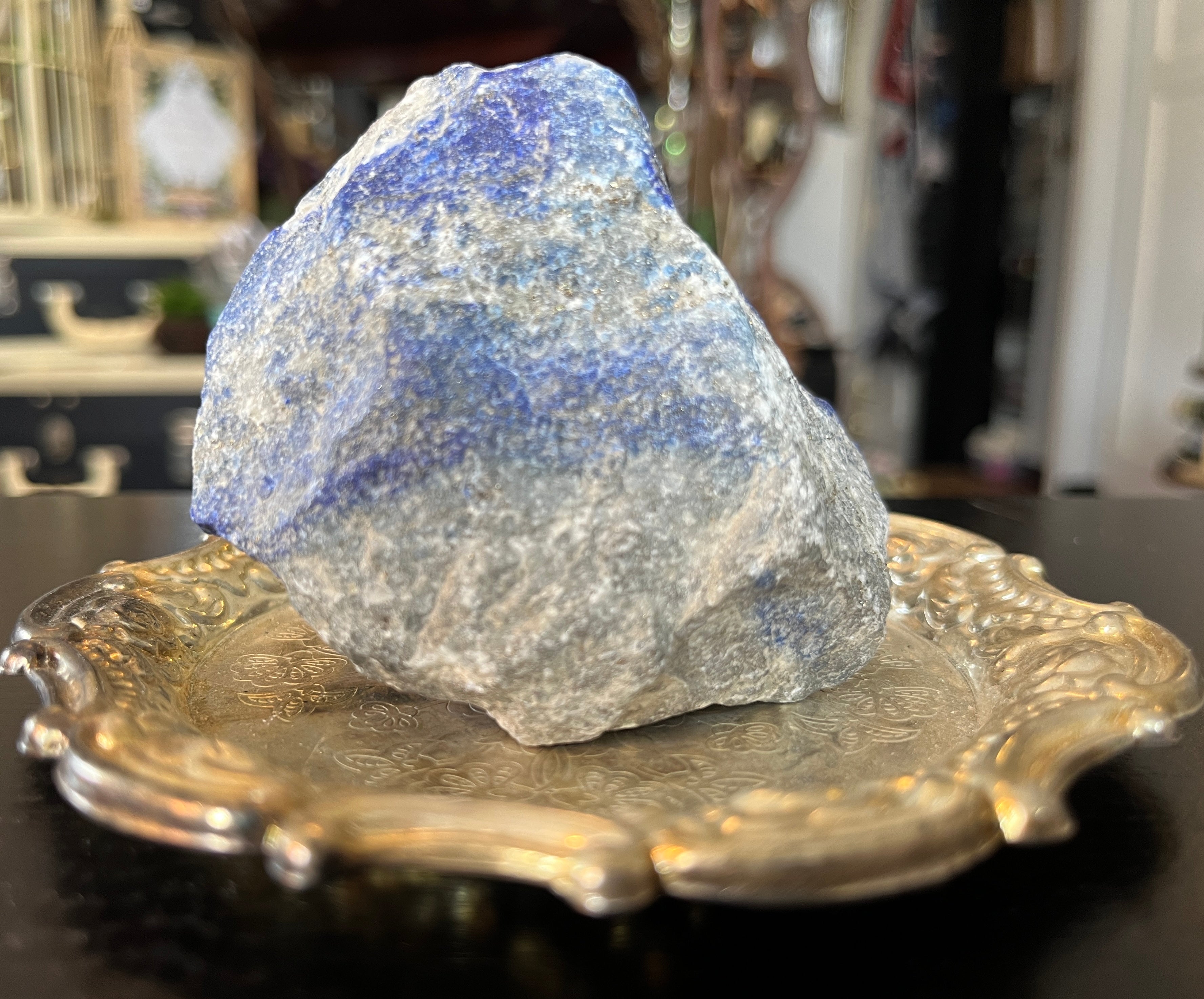 Lapis Lazuli Rough Stone – Wisdom & Inner Truth Healing Crystal (A Grade, Size 5)