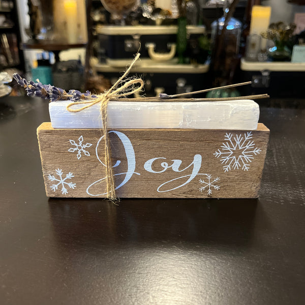 Holiday Wood Tabletop Signs