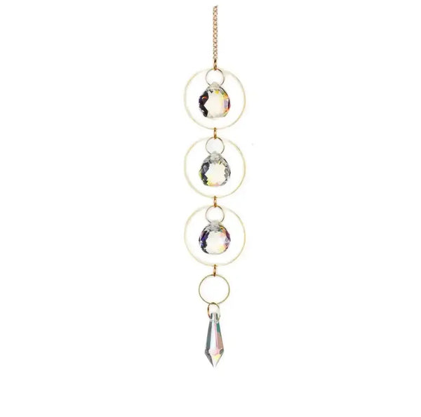 Gold Crystal Suncatcher 2