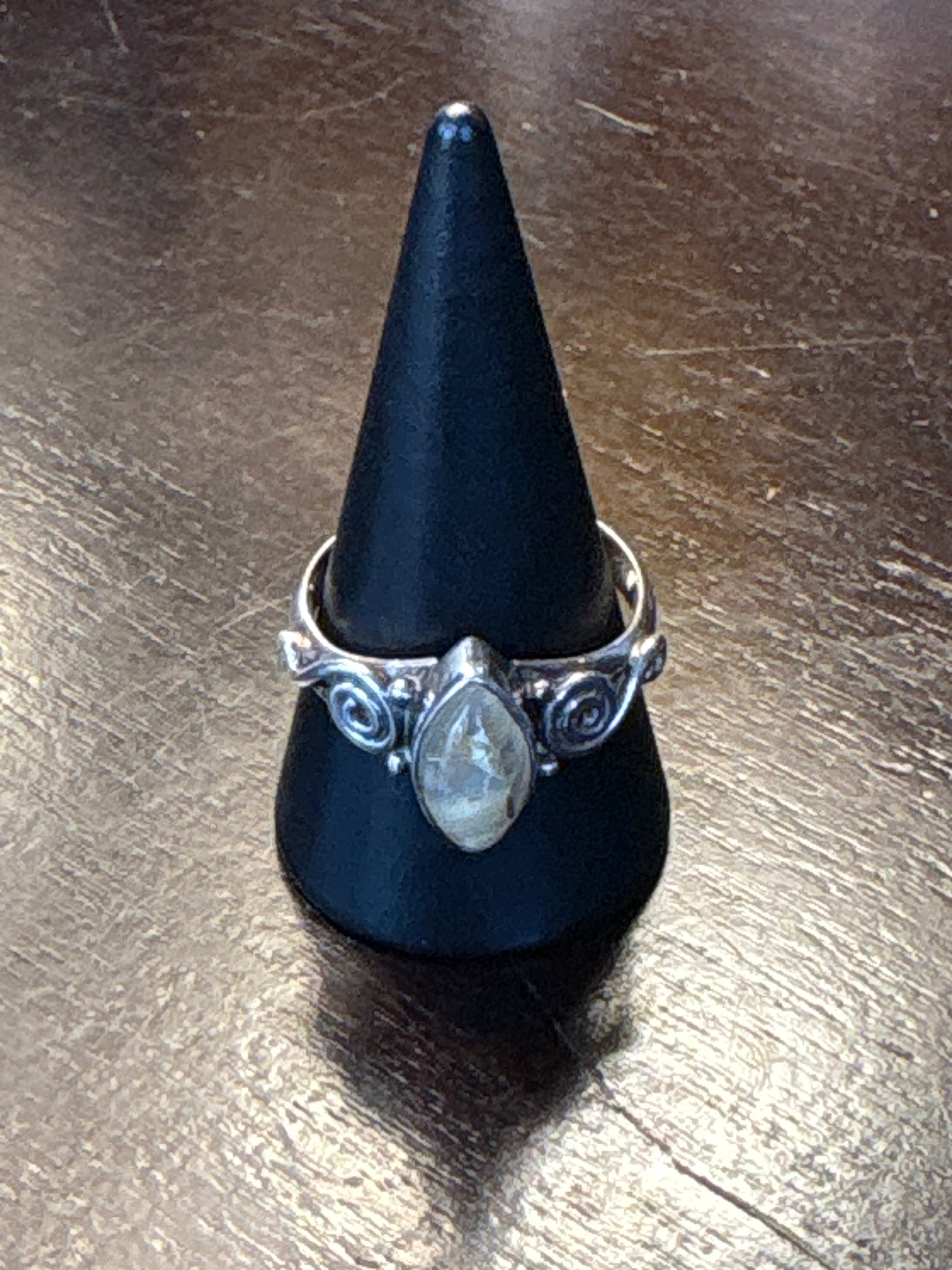 Silver .925 Rutilated Quartz Ring (183) – Amplification & Clarity Crystal Jewelry