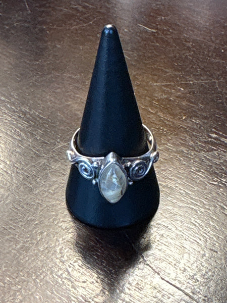 Silver .925 Rutilated Quartz Ring (183)