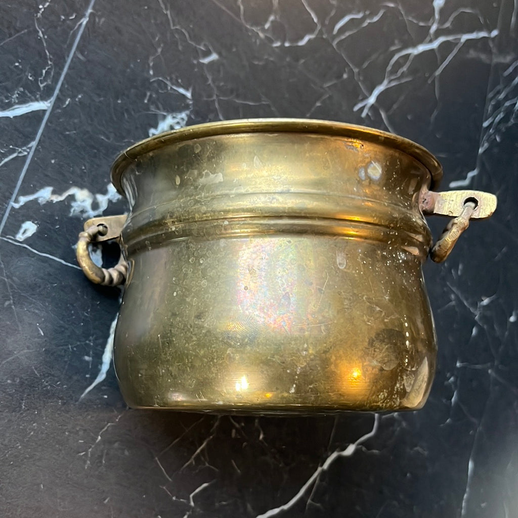 Pot Belly Brass Pot/ Cauldron Medium