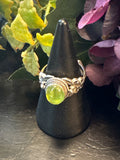 Silver .925 Peridot Ring (170) – Growth & Positive Energy Crystal Jewelry