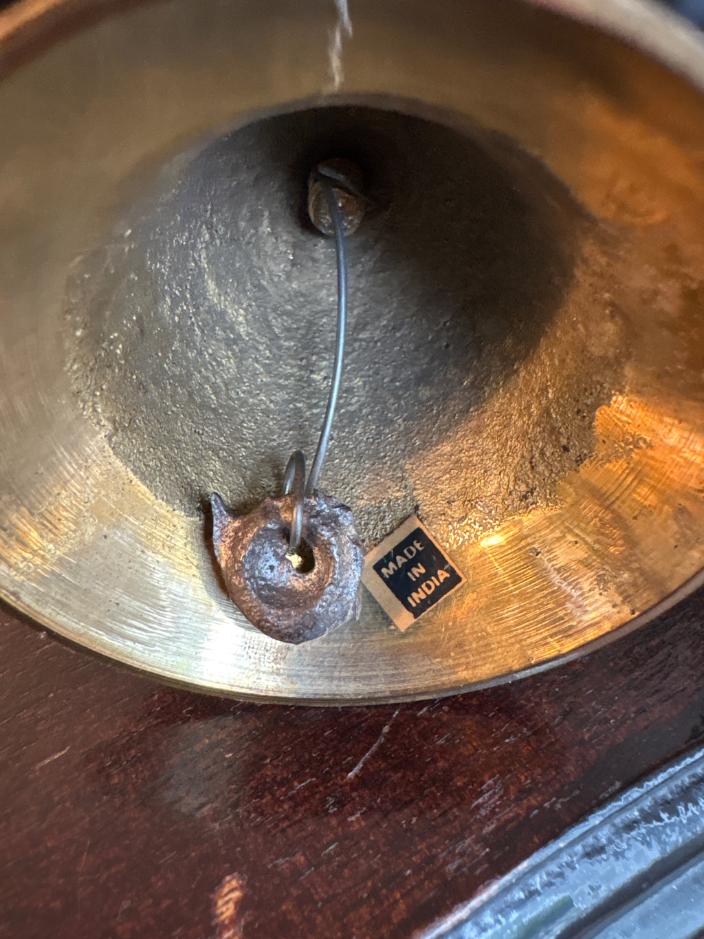 Vintage Brass Bell Candle Holder