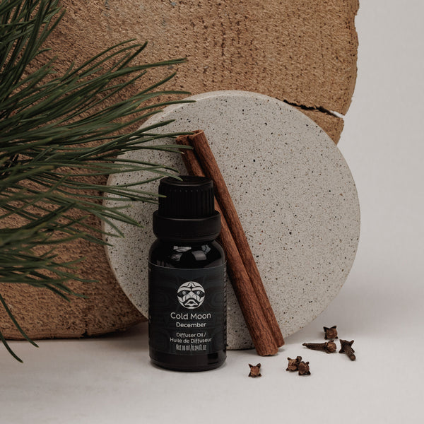 DECEMBER COLD MOON DIFFUSER OIL | CLOVE + CINNAMON LEAF + MYRRH