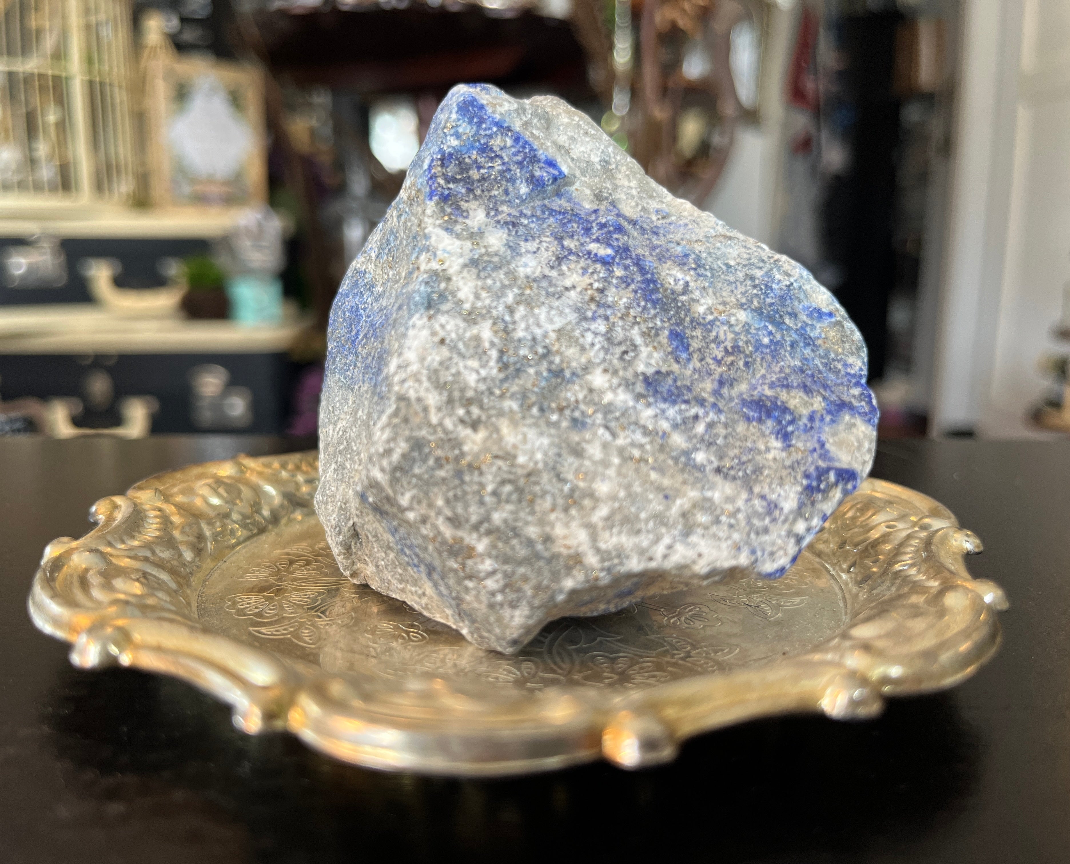 Lapis Lazuli Rough Stone – Wisdom & Inner Truth Healing Crystal (A Grade, Size 5)