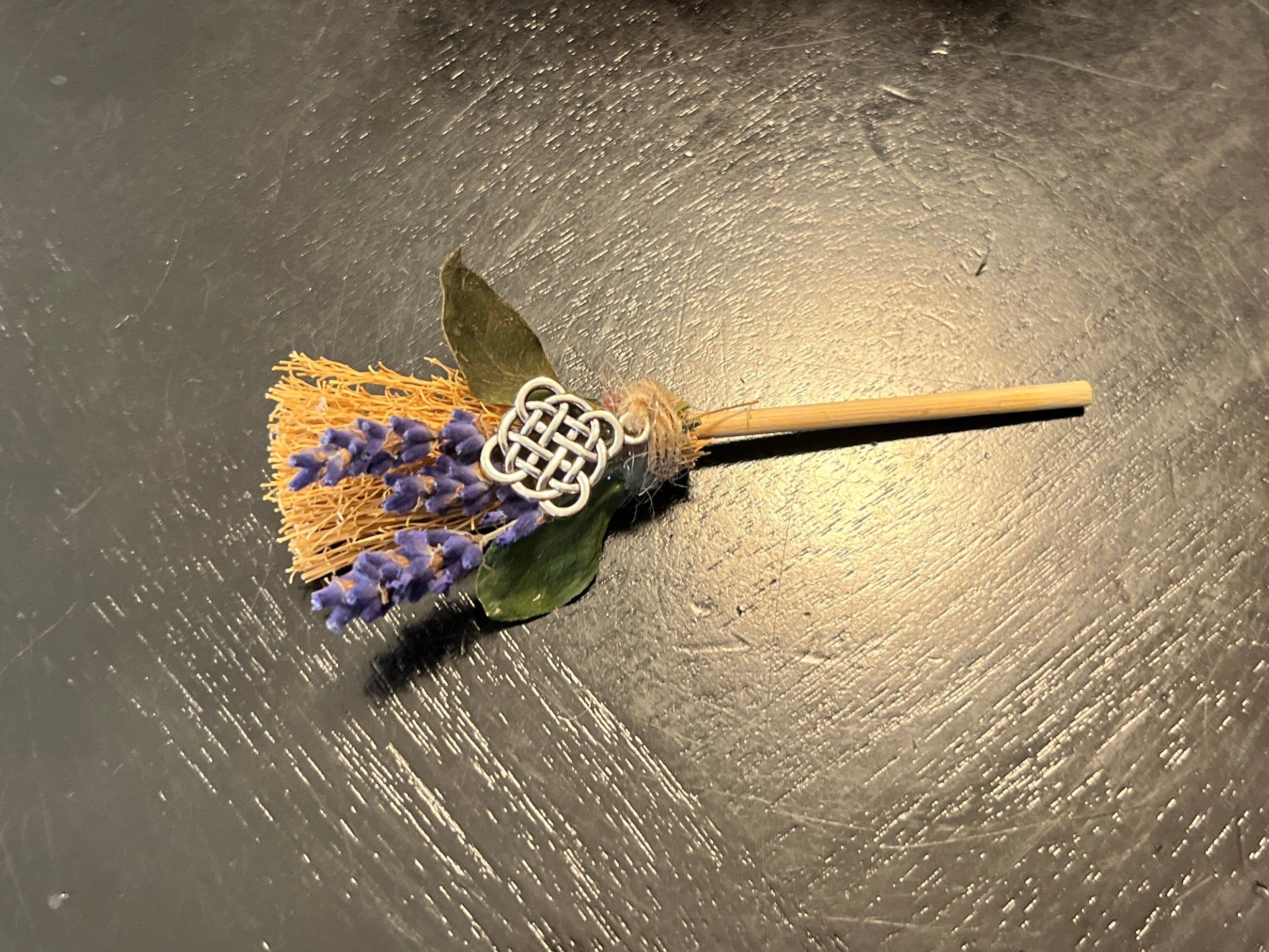 Mini Altar Besom with Charm