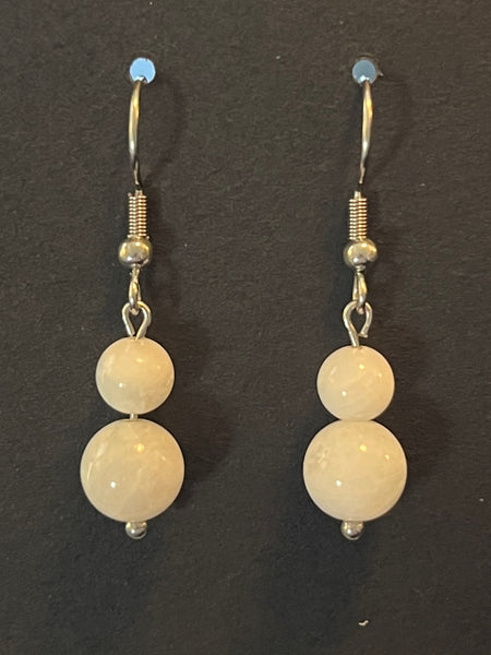 Moonstone Earrings by Brent McMaster