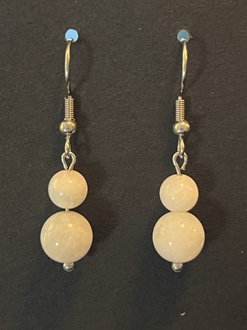 Moonstone Earrings by Brent McMaster