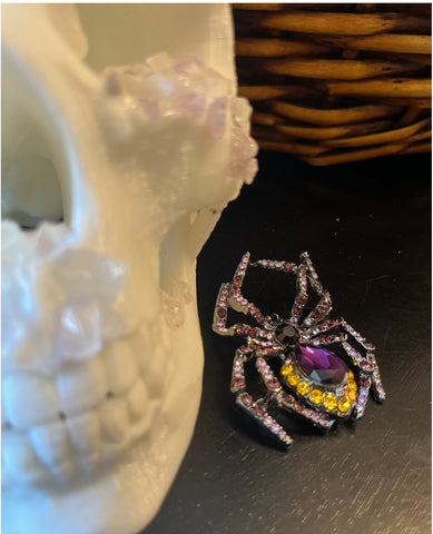 Purple Spider Broach