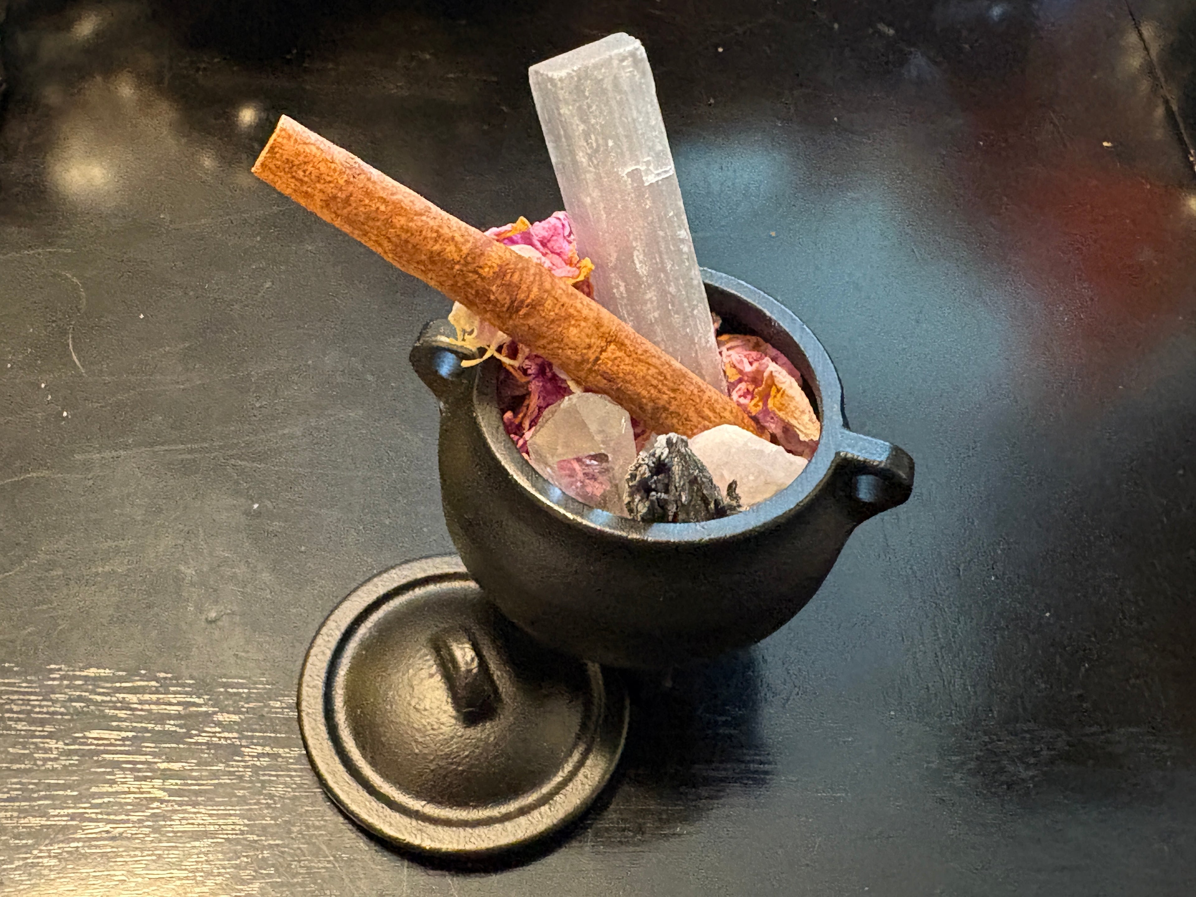 Cast Iron Ritual Cauldron Ritual Kit