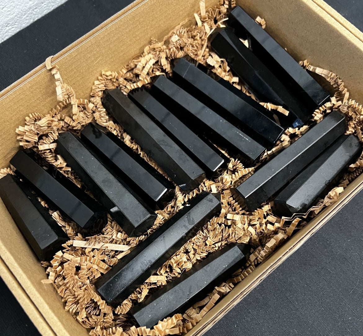 Obsidian Generator Tower – Protection & Truth Healing Crystal