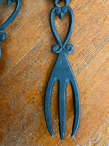 Cast Iron Spoon & Ladle Set