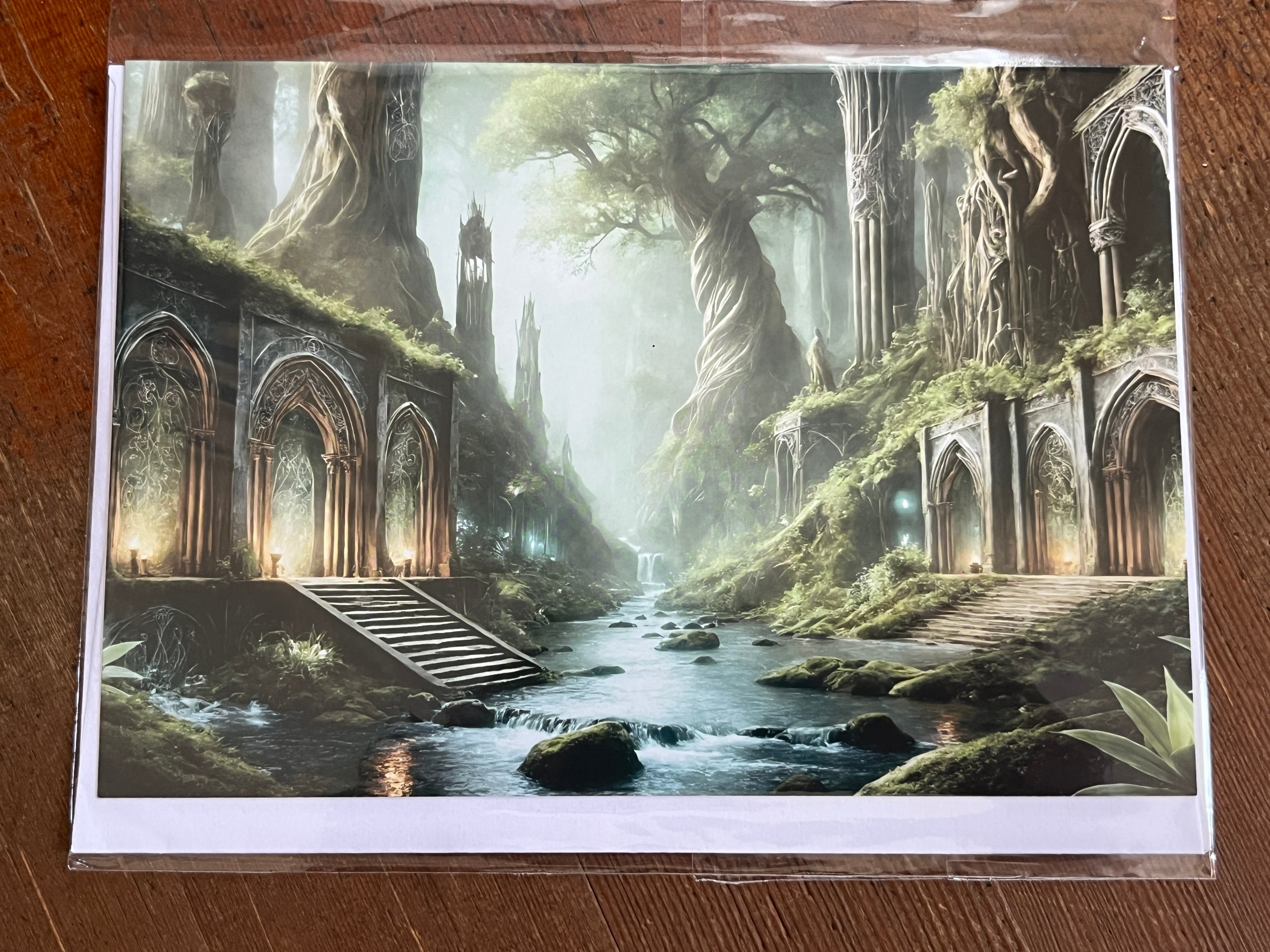 Elysian Hollow Card by Vivek Sharma