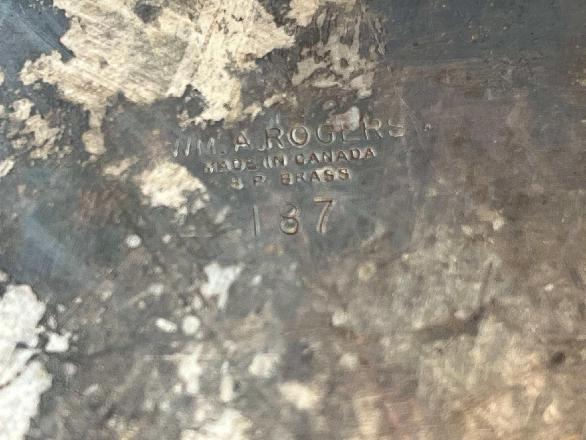 Vintage W. M Rogers Silver Plated Offering Tray – The