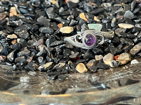 Silver .925 Amethyst Ring (104)