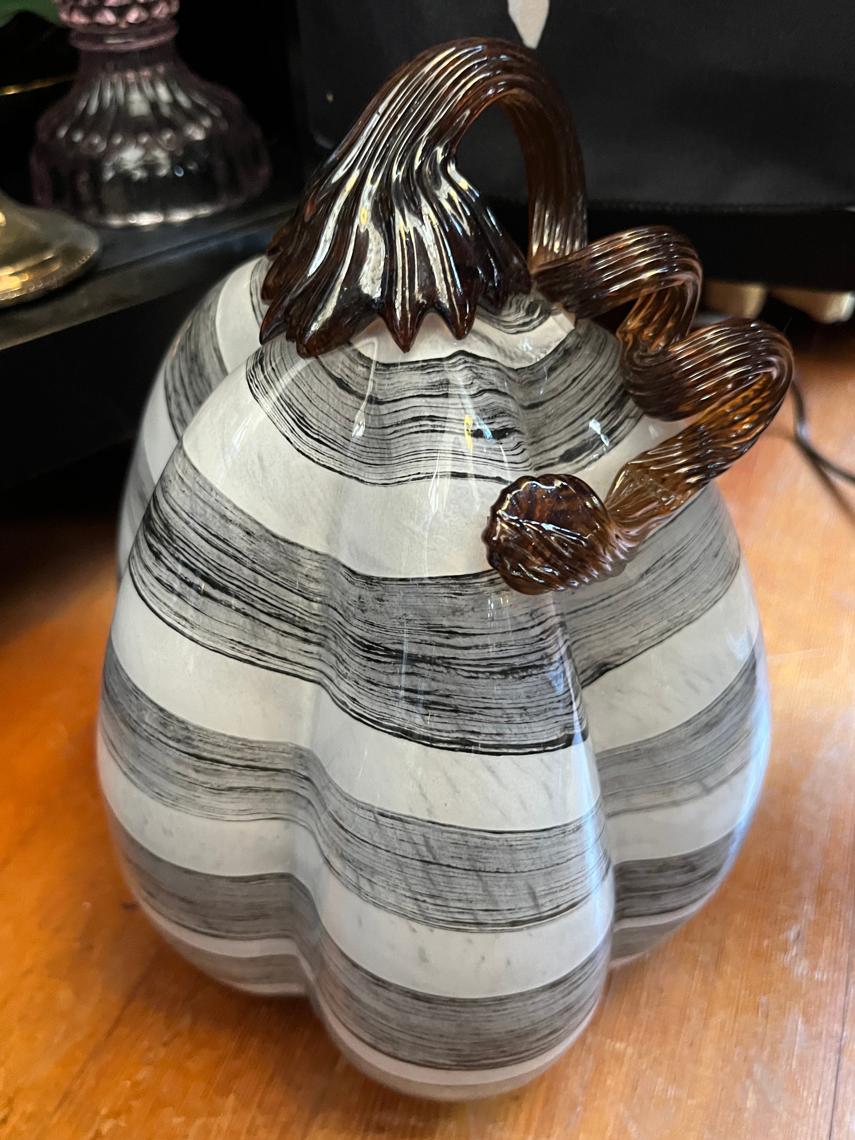 Handblown Glass Pumpkins