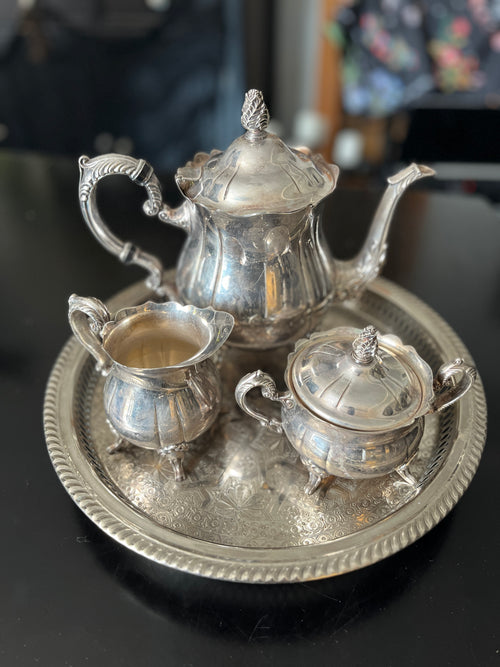 3pc Vintage Tea Set (tray not included)