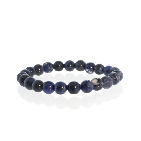 Tumbled 8mm Gemstone Bead Stretch Bracelet