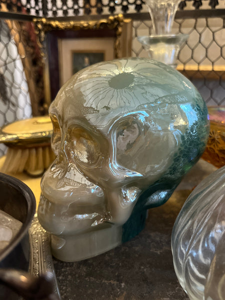 Handblown Glass Skulls