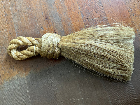 Vintage Handmade Sailors Whisk or Rope Brush