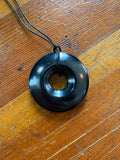 Russian Shungite Donut Pendant Necklace