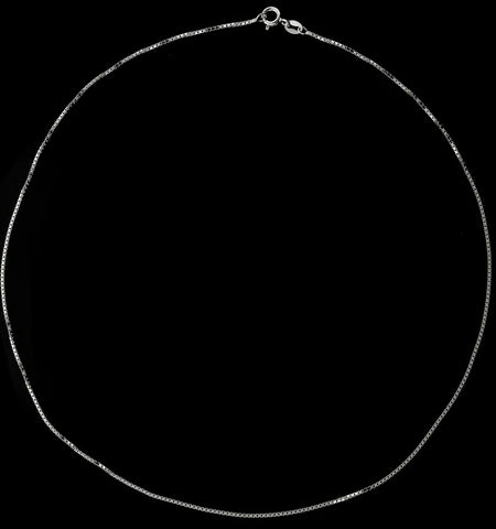 Sterling Silver Chain "Box Style" 022 - 18" Long