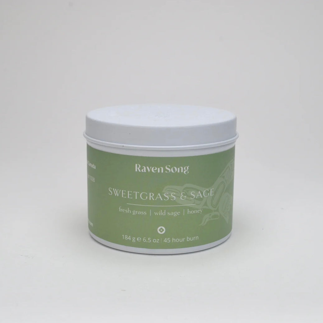 SWEETGRASS & SAGE CANDLE | FRESH GRASS + WILD SAGE + HONEY