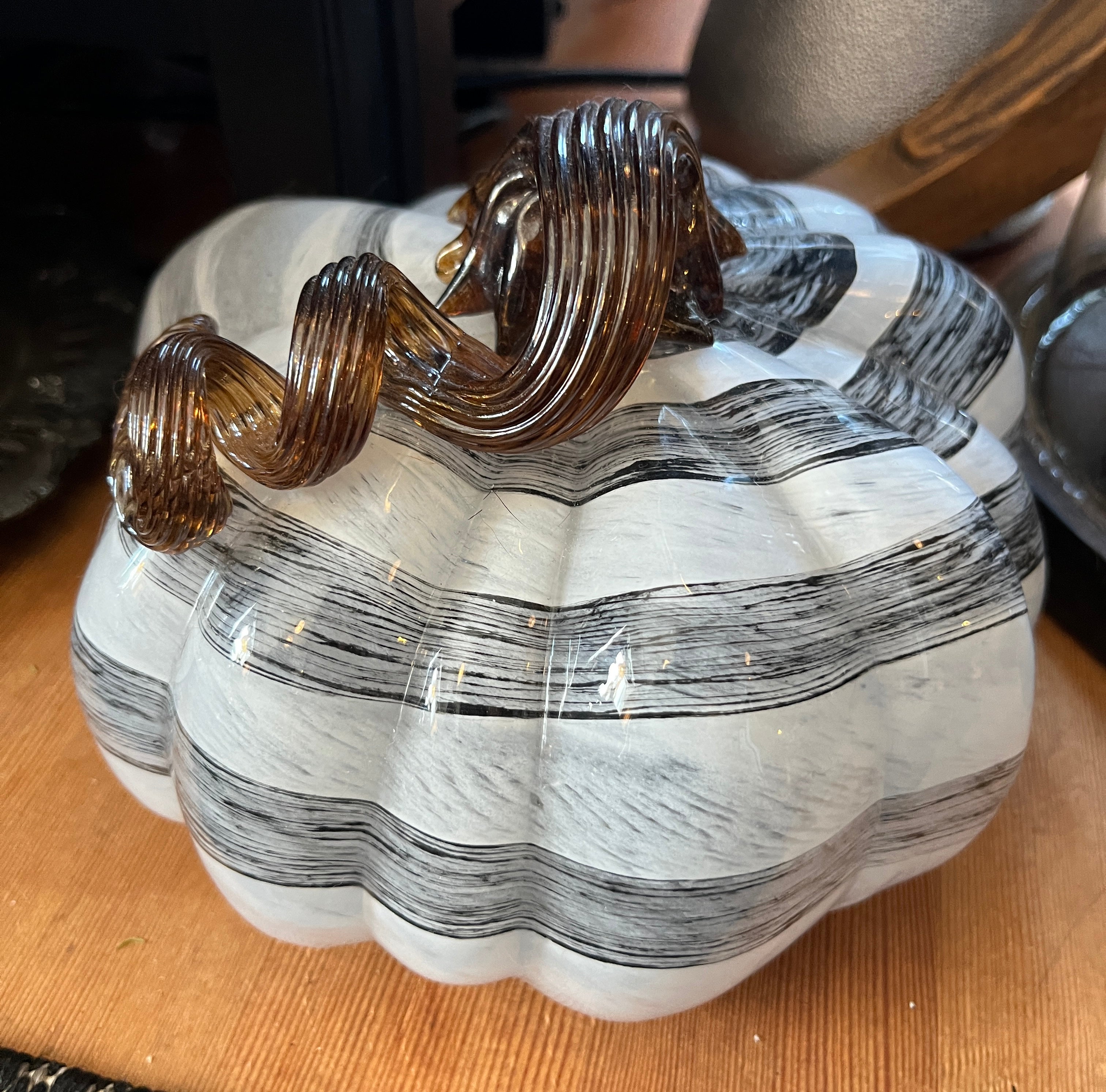 Handblown Glass Pumpkins