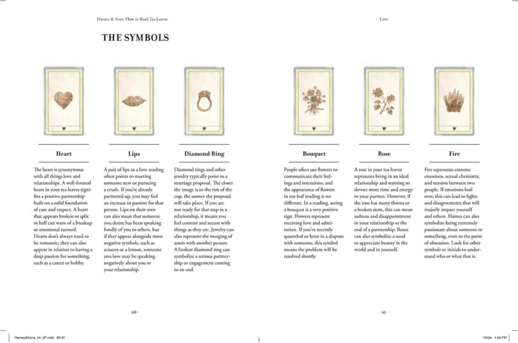 Harney & Sons How to Read Tea Leaves: A Card Deck and Guidebook for Divination