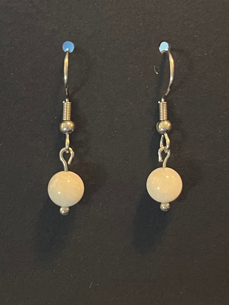 Moonstone Earrings by Brent McMaster