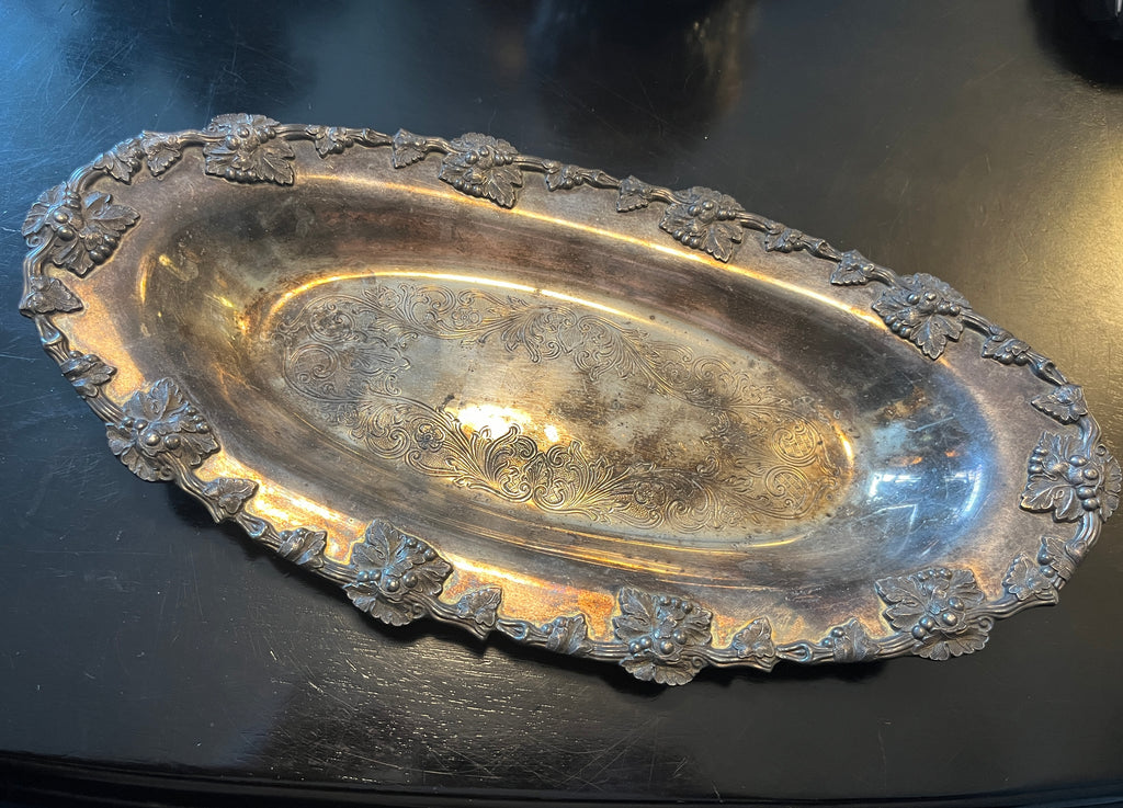 Vintage Rideau Plate Silver Bread Plate