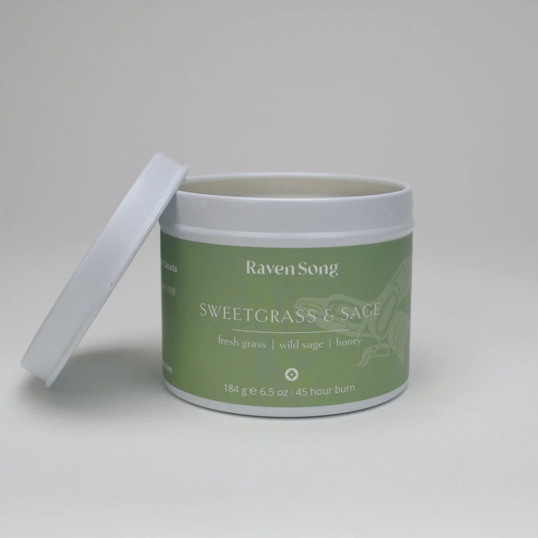 SWEETGRASS & SAGE CANDLE | FRESH GRASS + WILD SAGE + HONEY