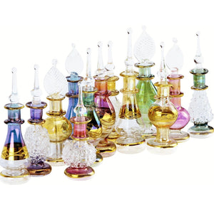 Glass Miniature Perfume Bottles 2”