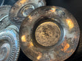 Vintage Silver Plated Round Offering Tray
