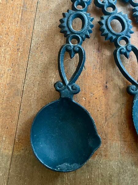 Cast Iron Spoon & Ladle Set