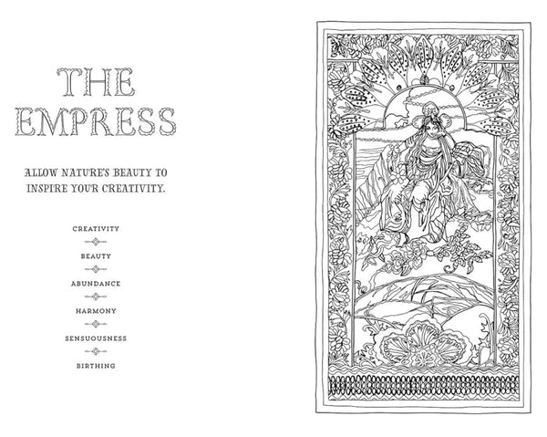 The Enchanted Tarot Coloring Book