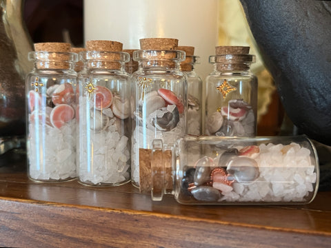 Small Wish Bottles w/ Shells