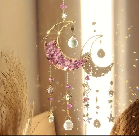Crystal Moon Suncatchers